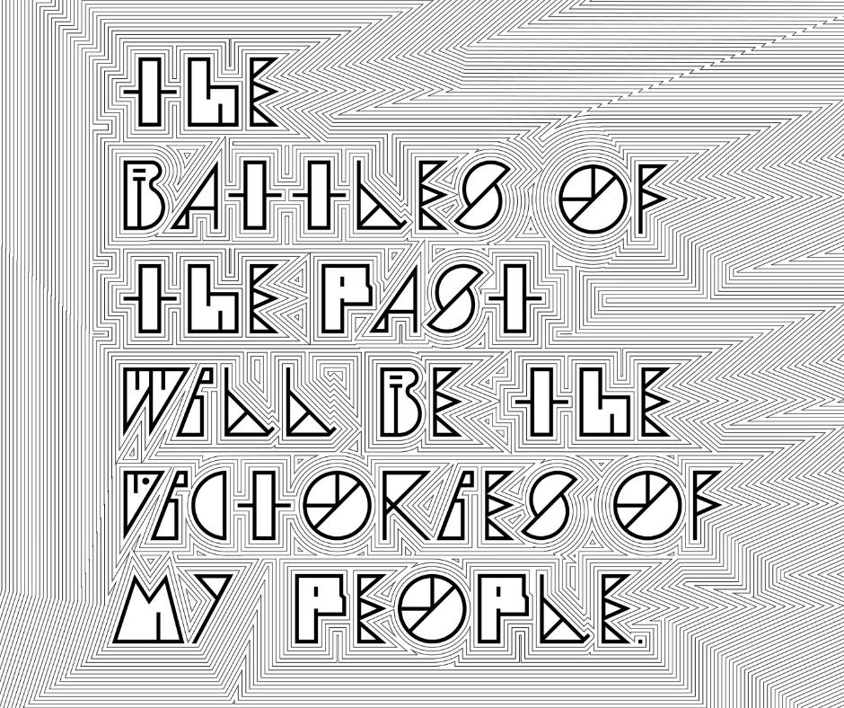 WIP Typeface inspired by Cubism